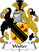English Coat of Arms for Walter