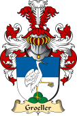 v.23 Coat of Family Arms from Germany for Groeller