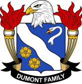 Coat of arms used by the Dumont family in the United States of America