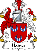 English Coat of Arms for Haines or Haynes