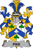 Irish Coat of Arms for Pike