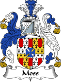 English Coat of Arms for the family Moss