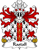 Welsh Coat of Arms for Rastall (of Tenby, Pembrokeshire)