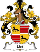 German Wappen Coat of Arms for List