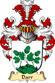 v.23 Coat of Family Arms from Germany for Darr