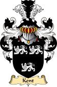 Irish Family Coat of Arms (v.23) for Kent