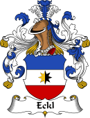 German Wappen Coat of Arms for Eckl