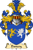 English Coat of Arms (v.23) for the family Dancey or Dancy