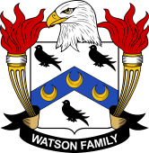 Coat of arms used by the Watson family in the United States of America