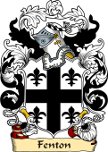 English or Welsh Family Coat of Arms (v.23) for Fenton