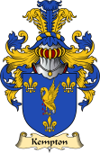 English Coat of Arms (v.23) for the family Kempton