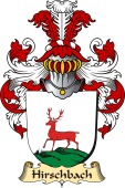 v.23 Coat of Family Arms from Germany for Hirschbach