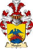 v.23 Coat of Family Arms from Germany for Hayler