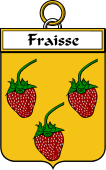 French Coat of Arms Badge for Fraisse