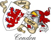 Sept (Clan) Coat of Arms from Ireland for Condon