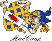 Sept (Clan) Coat of Arms from Ireland for MacCann
