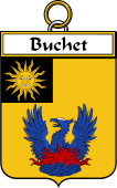 French Coat of Arms Badge for Buchet