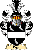 English Coat of Arms (v.23) for the family Page
