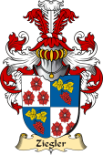 v.23 Coat of Family Arms from Germany for Ziegler