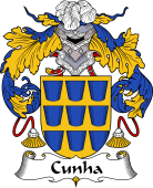 Portuguese Coat of Arms for Cunha