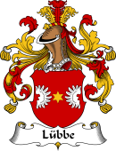 German Wappen Coat of Arms for Lübbe