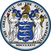 US State Seal for New Jersey 1777