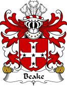 Welsh Coat of Arms for Beake (of Caernarfon)