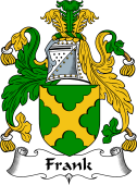 English Coat of Arms for the family Frank (e)