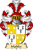 v.23 Coat of Family Arms from Germany for Mahler