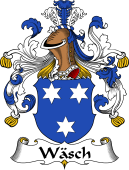 German Wappen Coat of Arms for Wäsch