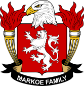 Coat of arms used by the Markoe family in the United States of America