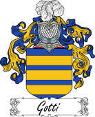 Araldica Italiana Coat of arms used by the Italian family Gotti