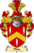 English Coat of Arms (v.23) for the family Way