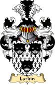 English Coat of Arms (v.23) for the family Larkin