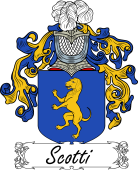 Araldica Italiana Coat of arms used by the Italian family Scotti