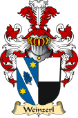 v.23 Coat of Family Arms from Germany for Weinzerl