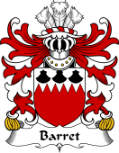 Welsh Coat of Arms for Barret (of Pendine, Pembrokeshire)
