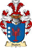 v.23 Coat of Family Arms from Germany for Staten