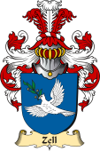 v.23 Coat of Family Arms from Germany for Zell