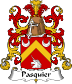 Coat of Arms from France for Pasquier