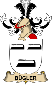 Republic of Austria Coat of Arms for Bügler