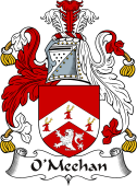 Irish Coat of Arms for O'Meehan or Meighin