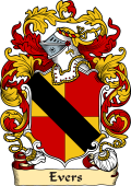 English or Welsh Family Coat of Arms (v.23) for Evers (Ref Berry)