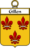 Irish Badge for Gillen or O'Gillen