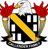 Coat of arms used by the Callender family in the United States of America
