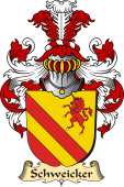 v.23 Coat of Family Arms from Germany for Schweicker