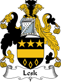 Scottish Coat of Arms for Lesk