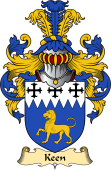 English Coat of Arms (v.23) for the family Keen