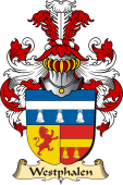 v.23 Coat of Family Arms from Germany for Westphalen