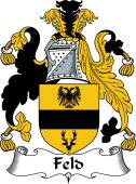English Coat of Arms for the family Feld